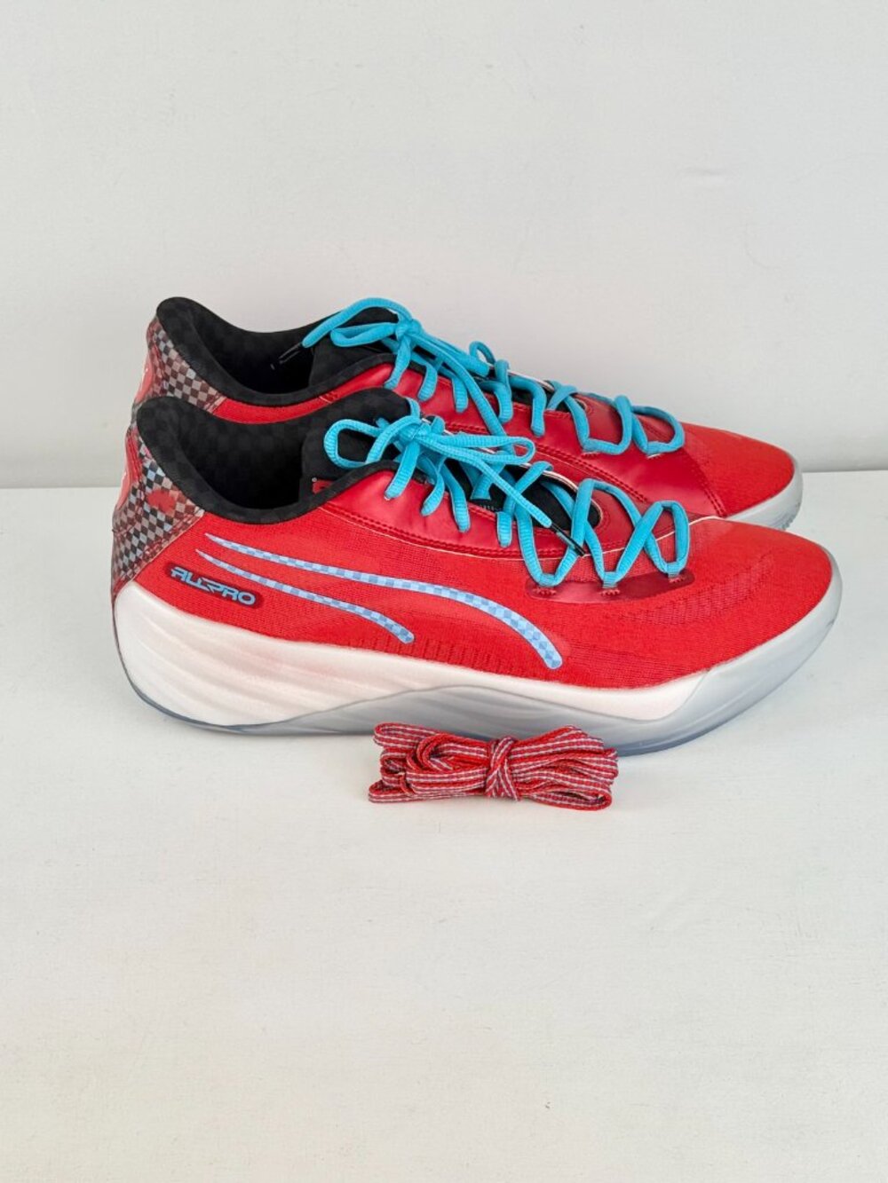 Men's 13 - Puma ALL Pro Nitro Scoot Basketball Red Sneaker